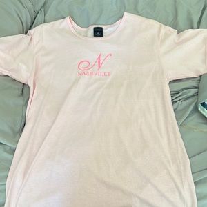 Brand new pink Nashville T-shirt